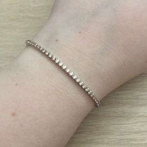 PADNORA Sparkling Strand Tennis Bracelet